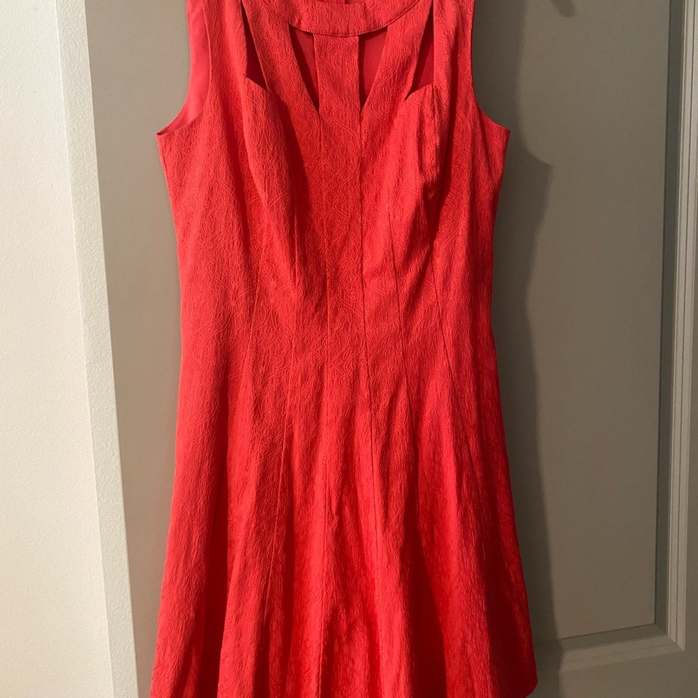 Pink/orangeSleeveless Dress